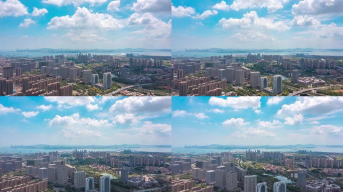 翔安新城航拍延时1