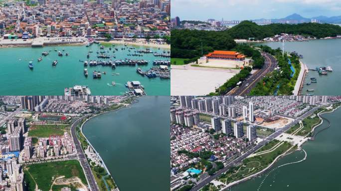 4K汕尾市海边航拍