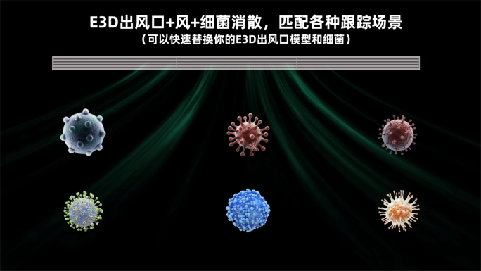 空调出风口出风细菌消散AE