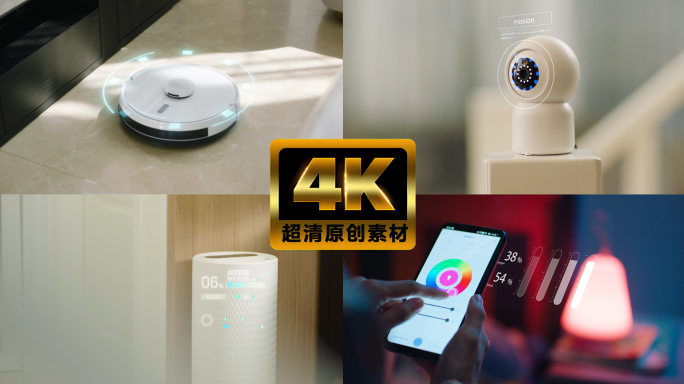 4K家居家庭生活场景