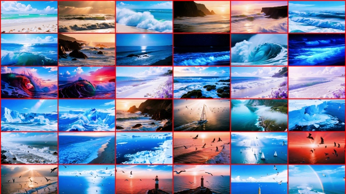 【高清】海阔天空Beyond海浪灯塔海鸥