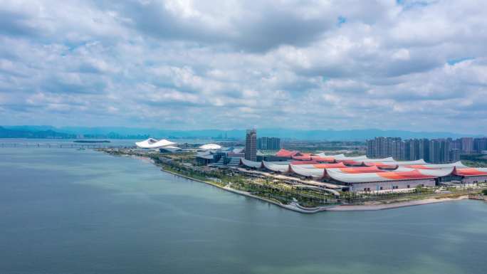翔安国际博览中心航拍延时1