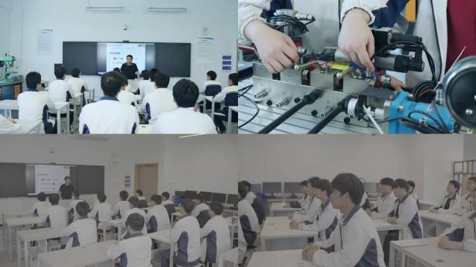 校企合作工业自动化教学实训职业技工学校
