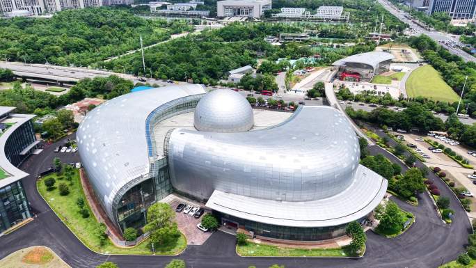 【4K高清】湖南省科技馆航拍