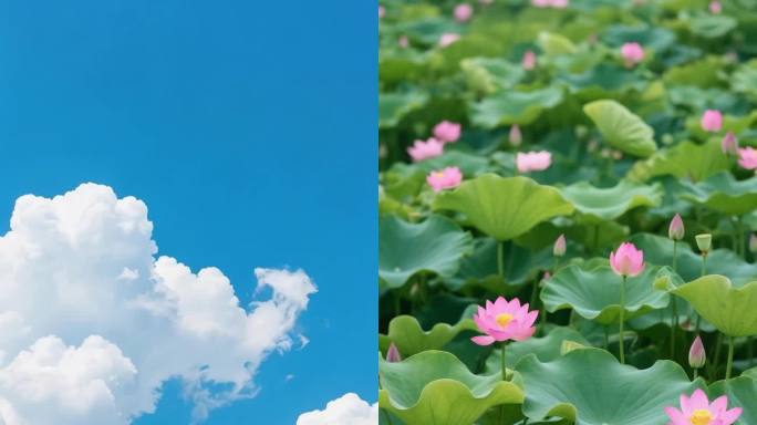 小暑 竖屏 小暑时节夏季自然美景