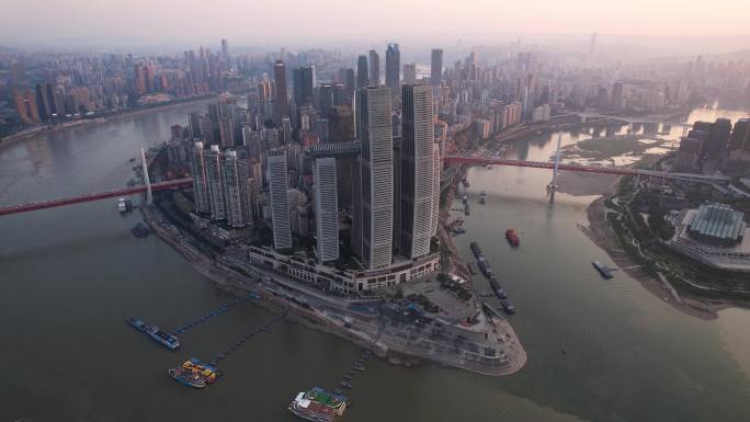 重庆渝中半岛城市风光
