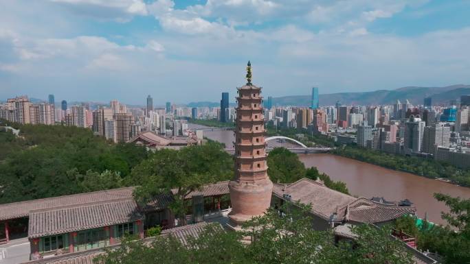 兰州航拍旅游宣传片4K多段素材合集