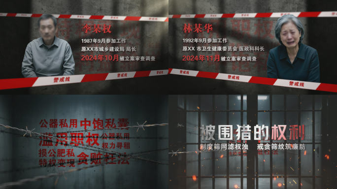 反腐 警示 纪委犯罪嫌疑人介绍