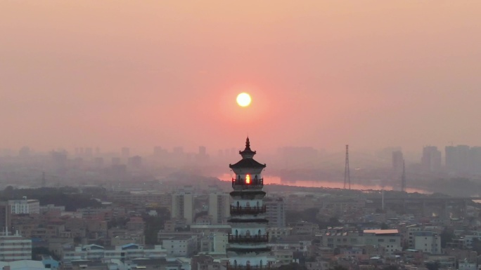 东莞榴花公园榴花塔
