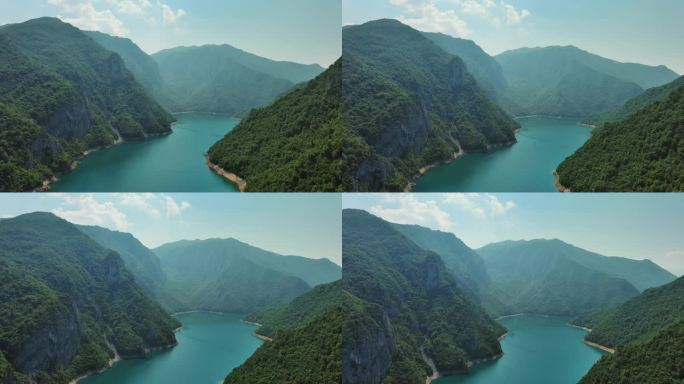 皮瓦河峡谷空中黑山