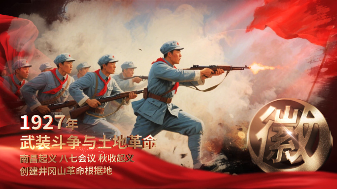 原创4k无插件七一建党节图文片头AE模板