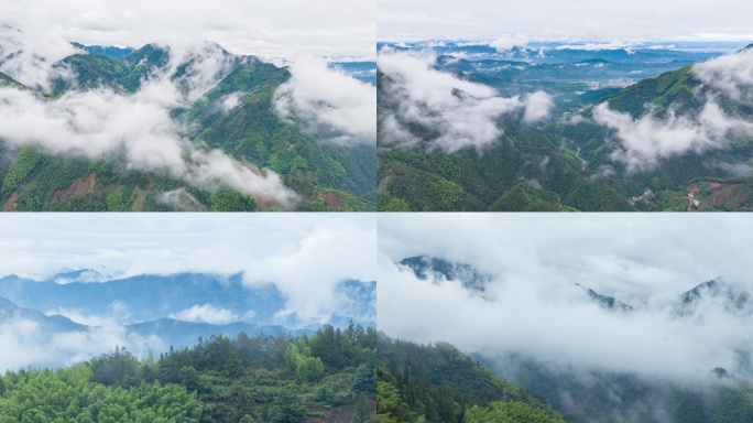 山里云海延时合集
