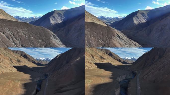 高原山脉峡谷昆仑山