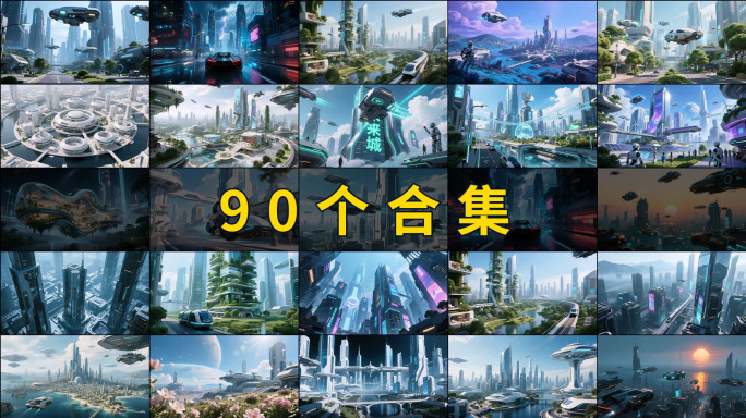 未来城市未来世界科幻城市未来交通未来出行
