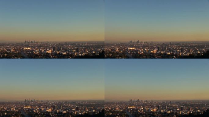 洛杉矶天际线照片