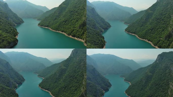 皮瓦河峡谷空中黑山