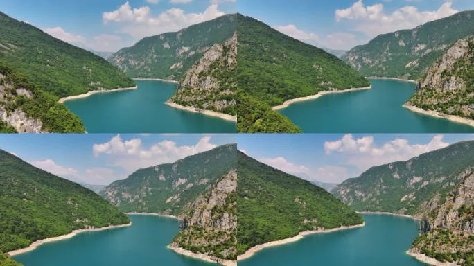 皮瓦河峡谷空中黑山
