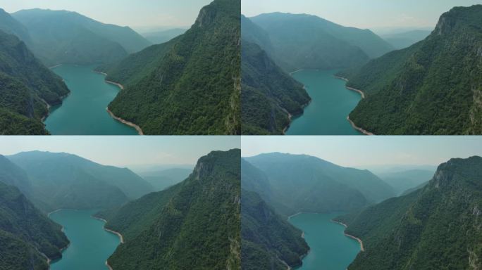 皮瓦河峡谷空中黑山