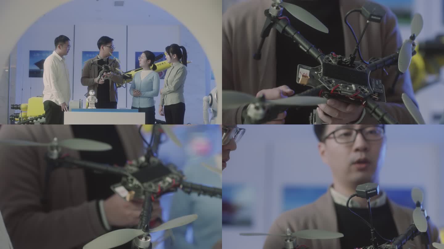 工程师讲解无人机技术