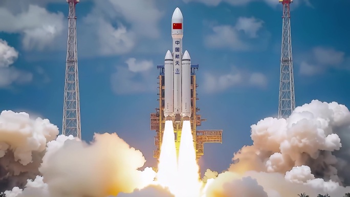 火箭发射中国航天中国载人航天卫星宇宙太空