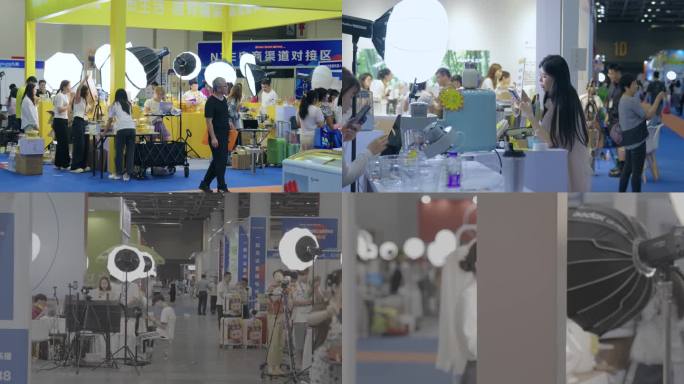 网红直播电商户外展会直播