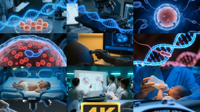 4k生命科学试管婴儿生物技术