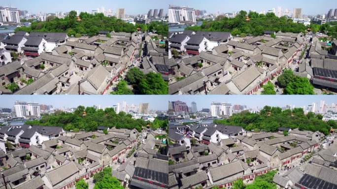江苏徐州户部山传统建筑风光航拍