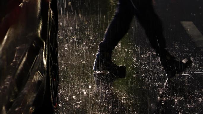 【4K】氛围感雨夜街道