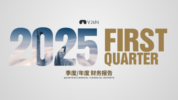 年终汇报 季度总结 文字快闪 白金