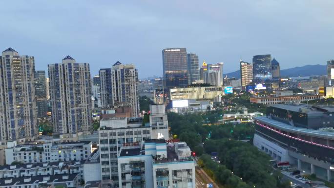 现代都市建筑群