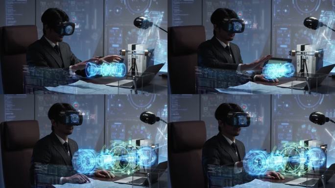 VR技术引擎设计交互 未来科技 虚拟现实