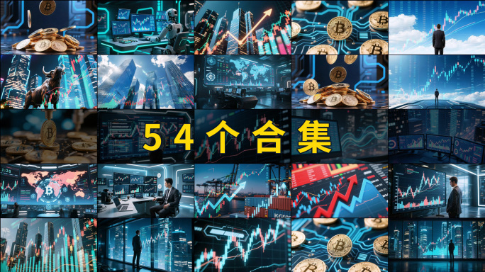 科技金融经济商务股市股票投资比特币K线