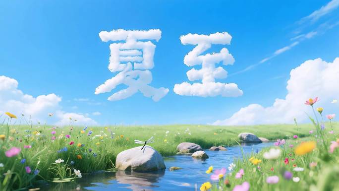 夏至夏天夏日夏季阳光立夏小暑大暑处暑空镜