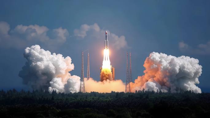 火箭发射中国航天中国载人航天卫星宇宙太空