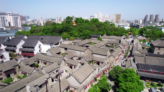 江苏徐州户部山传统建筑风光航拍