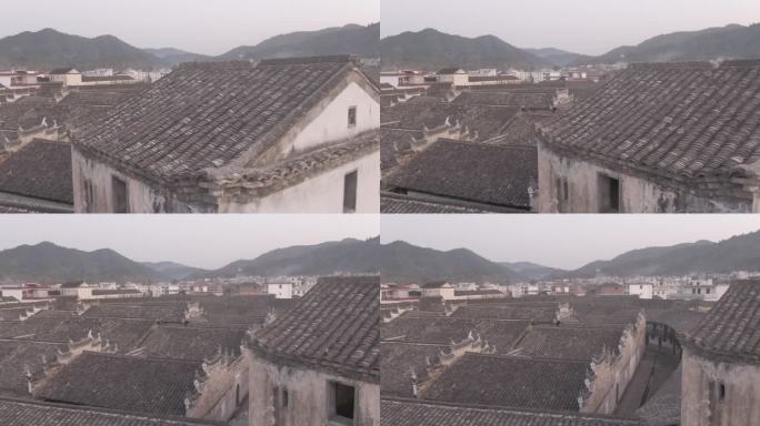 燕翼围 乌石围 客家围屋航拍鸟瞰