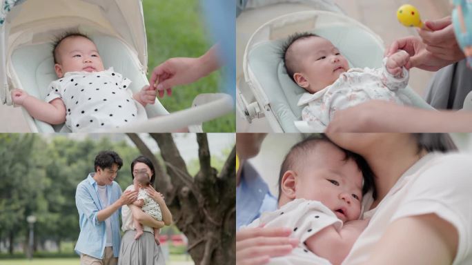 温馨家庭呵护新生儿