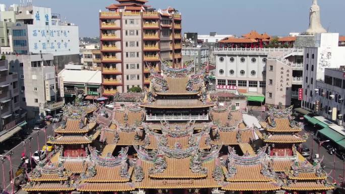 中国台湾朝天宫航拍
