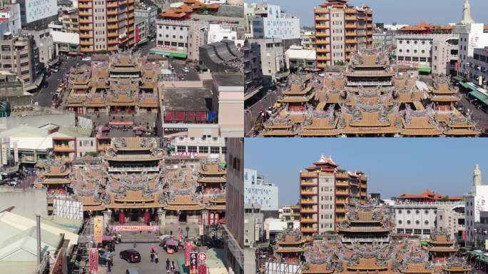 中国台湾朝天宫航拍