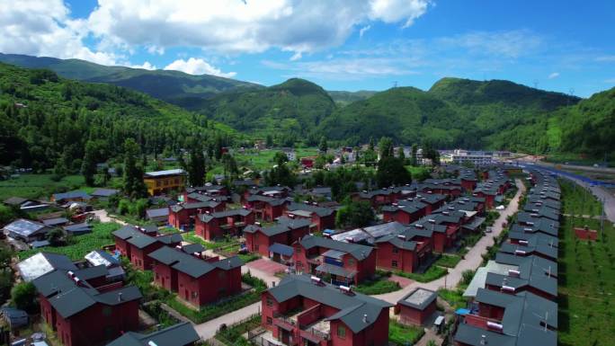 美姑洒库乡村振兴新面貌