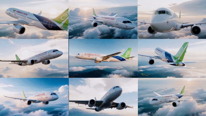 c919中国大飞机国产大飞机自主研发民用