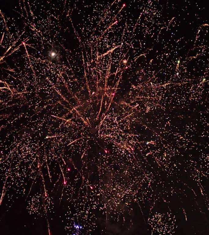 新年烟花夜景节日盛典