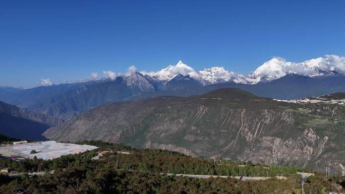 云南迪庆德钦县 梅里雪山 4K延时航拍