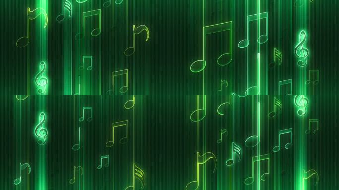 4K-音乐流动与音符