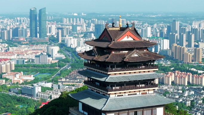 「4k」仁皇山风景区 仁皇阁湖州地标