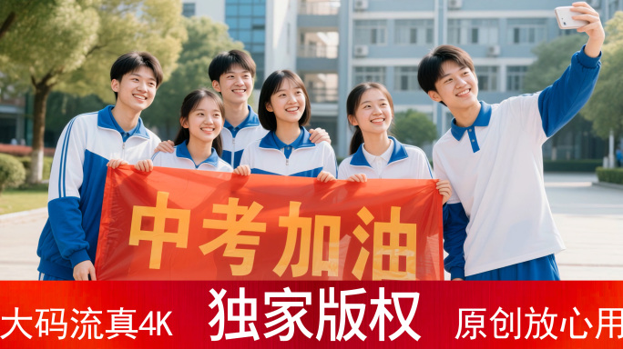 中考加油 中考必胜 冲刺奋斗挥洒青春