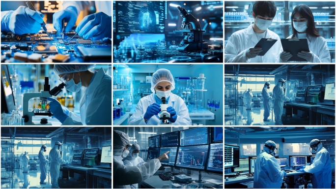 研发团队科学家实验室研究