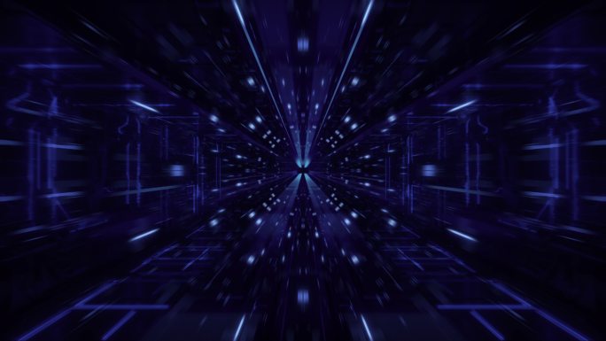 未来奇幻科技隧道穿梭