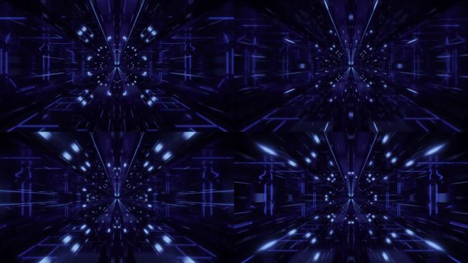 未来奇幻科技隧道穿梭