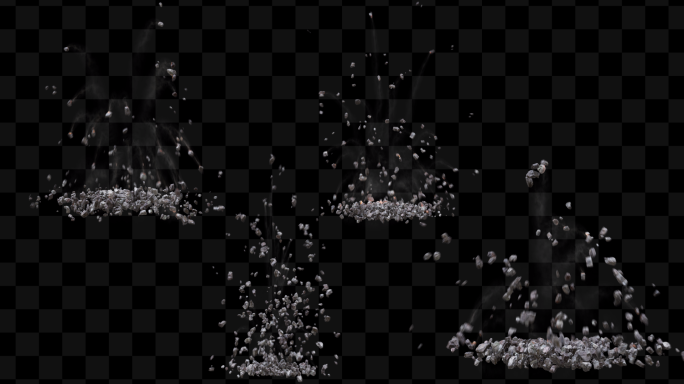 4组 _碎石飞溅  爆炸崩塌